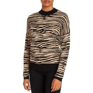 Wayf Animal Print Sweater